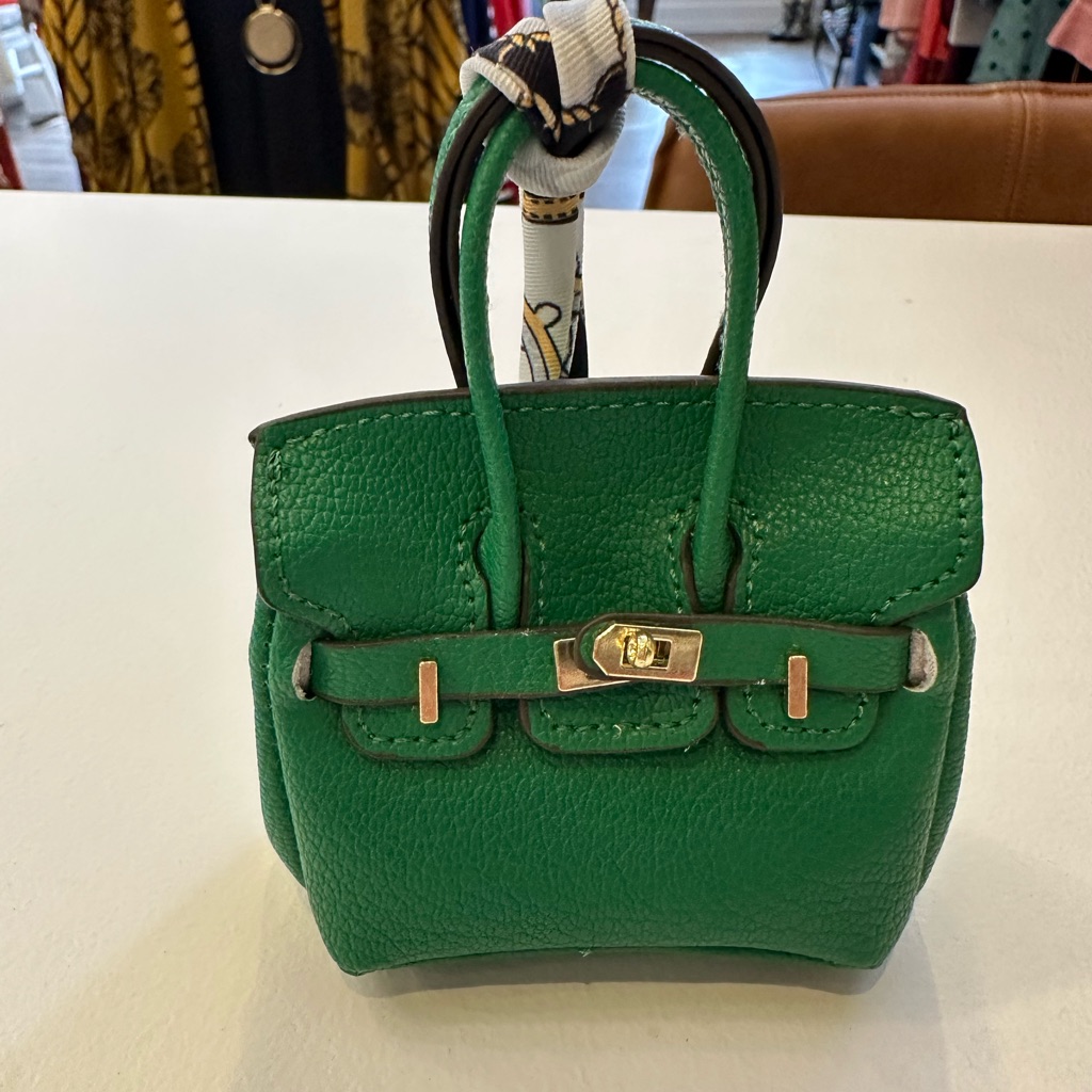 Green Mini Handbag Purse Charm